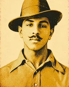 Portrait of Bhagat Singh