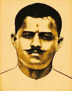 Portrait of Ram Prasad Bismil