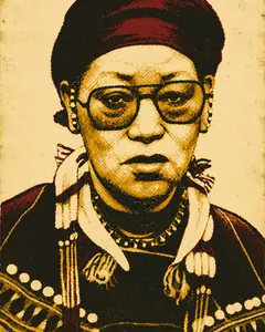 Portrait of Rani Gaidinliu