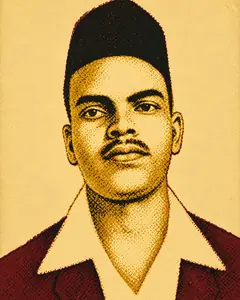 Portrait of Shivaram Rajguru